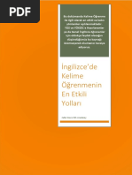 İngilizce'de Kelime Öğrenmenin en Etkili Yolları - Zafer Hoca YDS Academy PDF