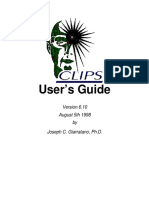 User's Guide: August 5th 1998 by Joseph C. Giarratano, PH.D