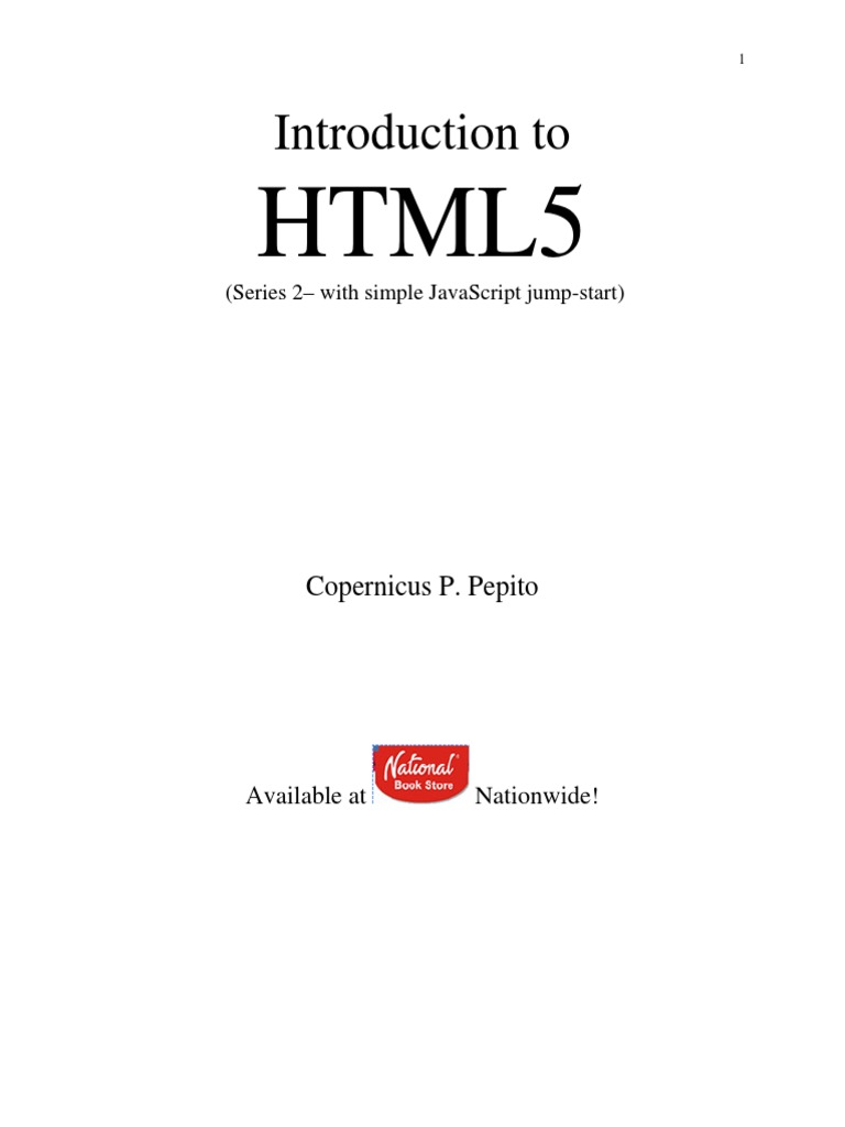 HTML5 | PDF | Html Element | Html