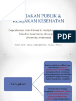 Kebijakan Publik Dan Kebijakan Kesehatan PDF