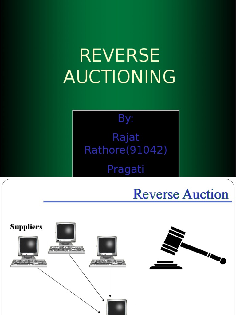 Reverse Auctioning: A Buyer’s Guide | PDF | Auction | Sales