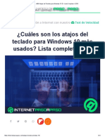 Atajos Del Teclado para Windows 10
