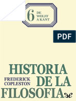 Copleston Frederick Historia de La Filosofia 06 de Wolff A Kant