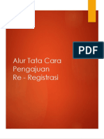 Alur Tata Cara Re-Registrasi