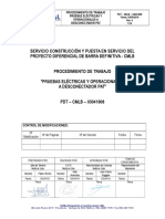 PDT-CMLB-03041908 Pruebas Eléctricas y Operacionales A Desconectador PAT REV.0