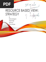 Resource Based View: Strategy: by Neha Gangwar Anjali Singh Apoorva Purva Mhatre