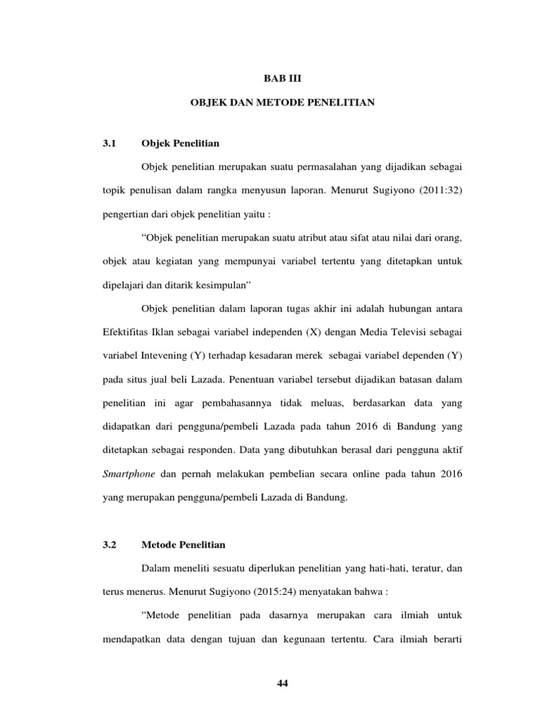 Contoh Teknik Pengambilan Sampel