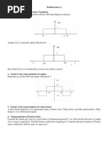 Signal and Systems Minor