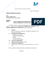 Carta Contratacion de Personal