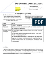 Nossa Luta Não É Contra Carne e Sangue