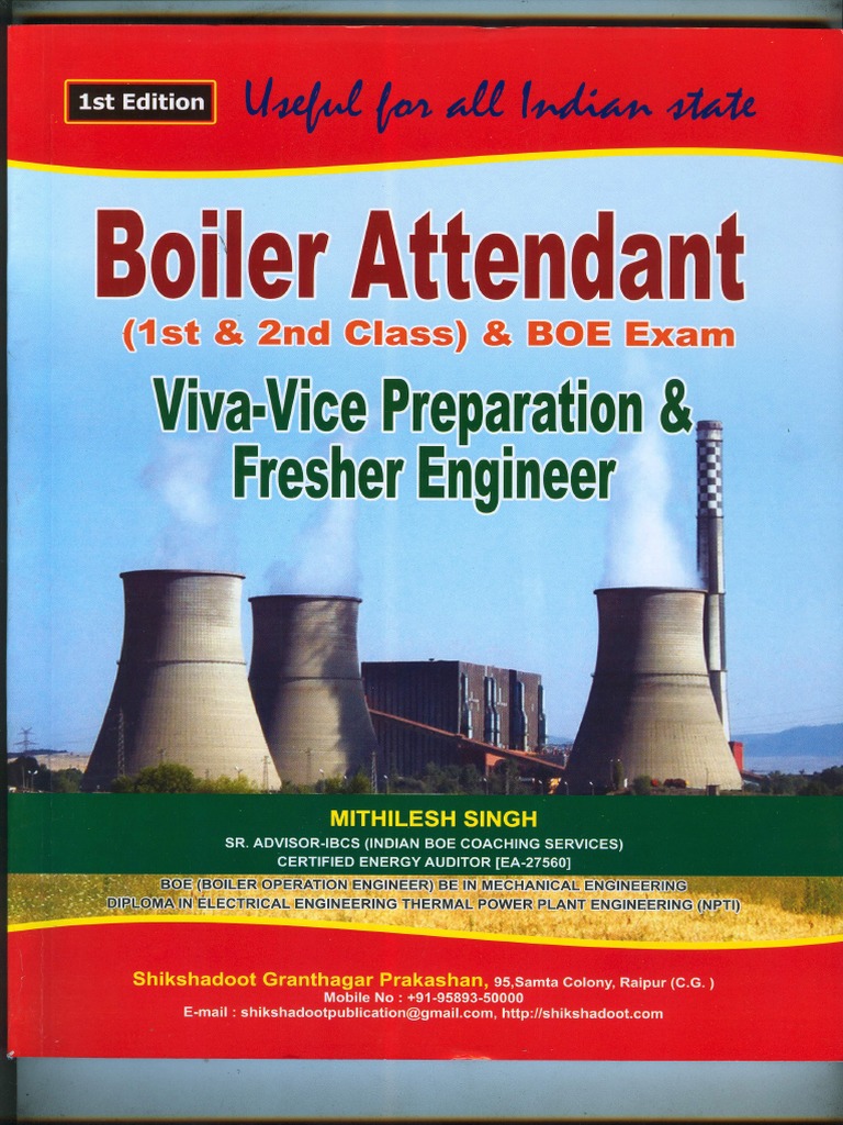 Boiler Attandant & BOE Exam Viva Voce Book | PDF