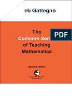 Gattegno The Common Sense of Teaching Mathematics PDF