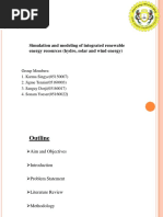 Simulation and Modeling of Integrated Renewable Energy Resources (Hydro, Solar and Wind Energy)