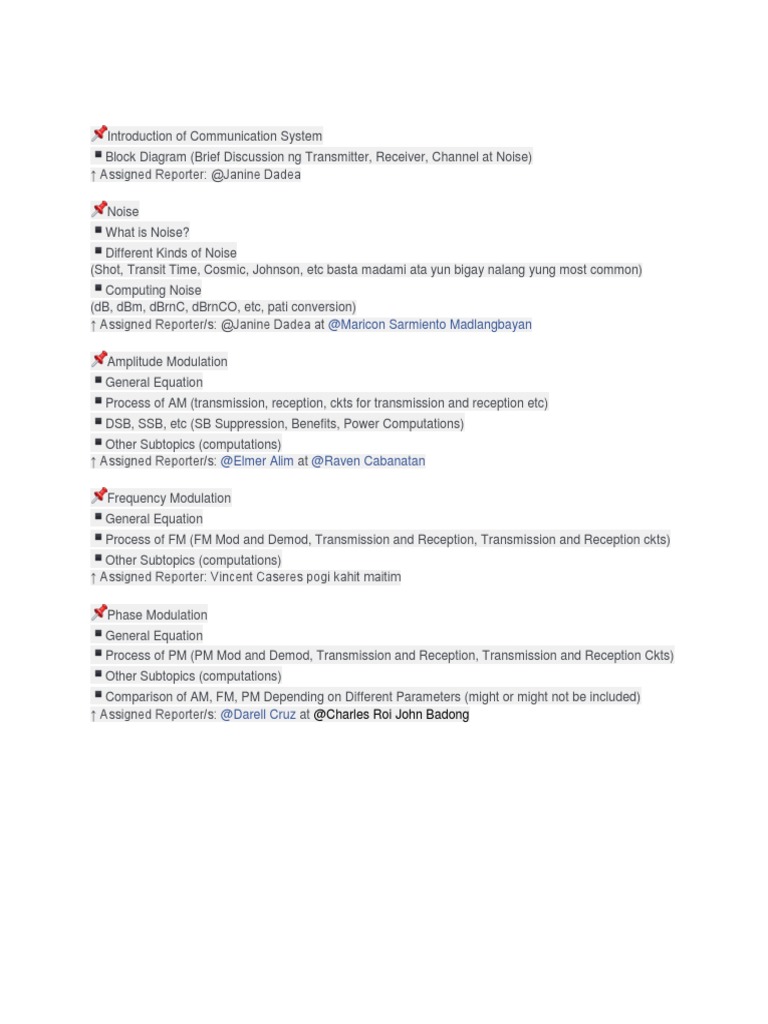 Overview of Communication Systems | PDF