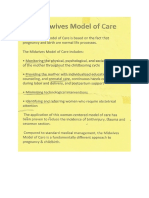 Midwives Model of Care