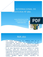 Norma Internacional de Auditoria Nº 260 -265
