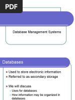 Database Management Systems