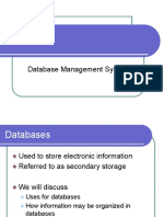 Database Management Systems