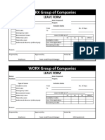 WORX Group of Companies: Leave Form