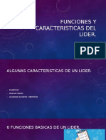 Funciones y Caracteristicas Del Lider