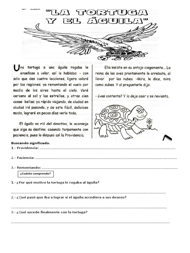  Tortuga y El Águila. | PDF