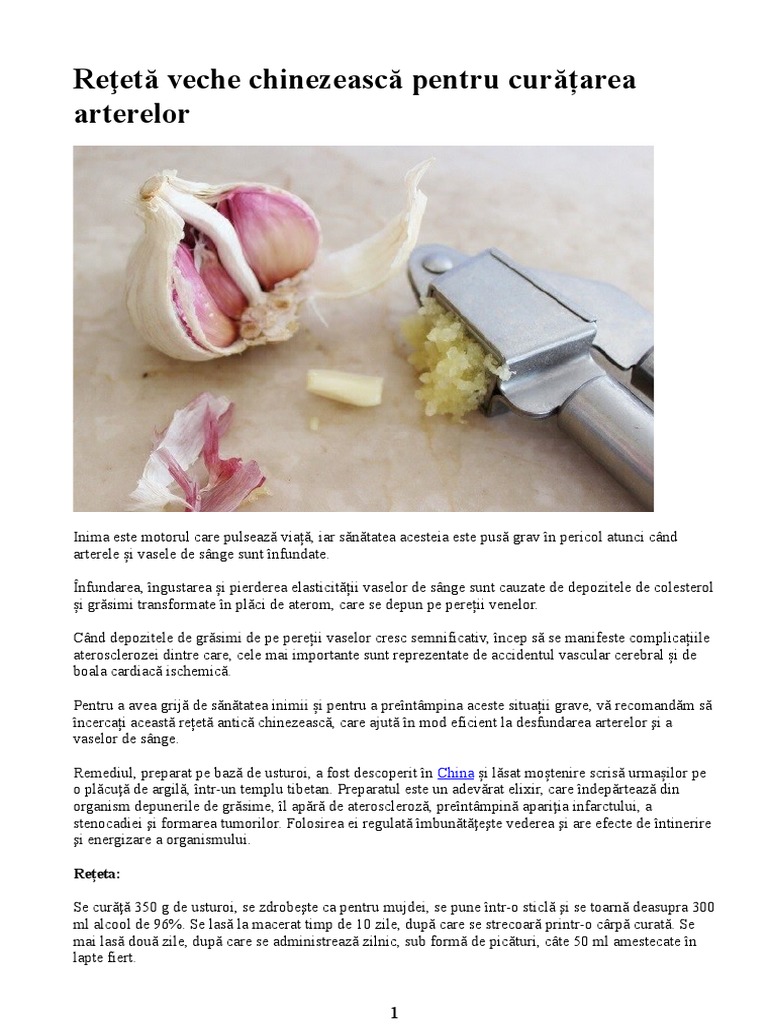 Curatare Artere | PDF