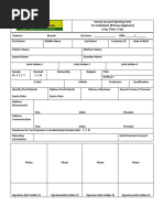 Account Opening Form