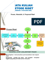 Proses, Masalah, & Proposal Riset PDF