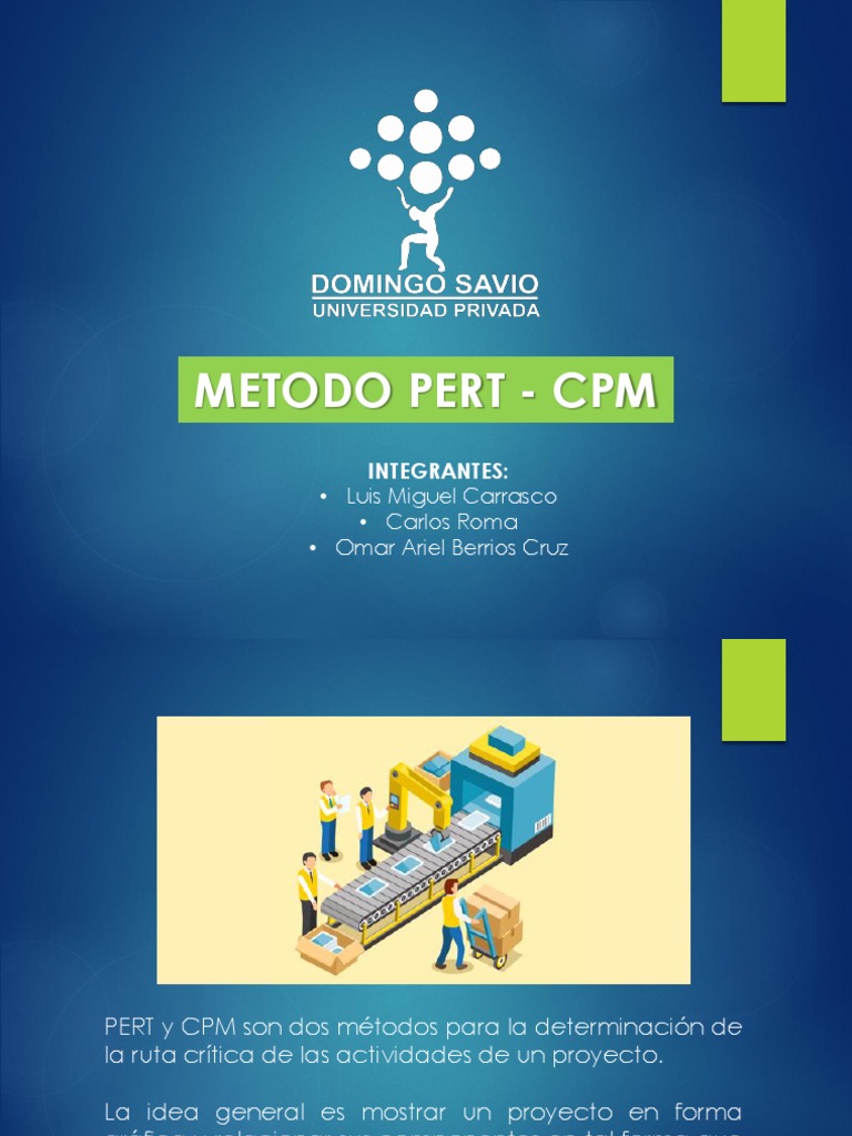 Metodo Pert CPM | PDF | Áreas de informática | Ciencia cognitiva