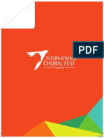 Festival Internacional de Coros Costa Rica Por La Paz 2017 Programa De Mano