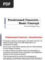 Prestressed Concrete-Basic Concept: Structural Engineering