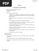 Sequential Circuit Design: Unit 4