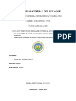 Calculo de volúmenes de tierra en corte y relleno vial