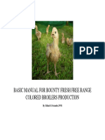 Basic Manual For Free Range Colored Broilers Production PDF