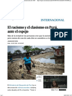 Racismo y Clasismo en El Perú