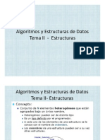 Algoritmos y Estructuras de Datos II Estructuras