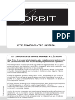 Orbit Kit de Conversion Manual Elevavidrios
