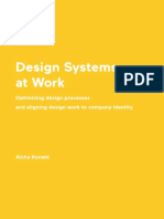 Design Systems at Work Optimizing Design Processes and Aligning Design Work To Company Identity