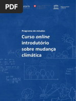 Curso Online Introdutório so re mudanças climáticas - ONU