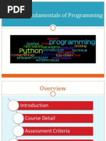 CS114 - Fundamentals of Programming