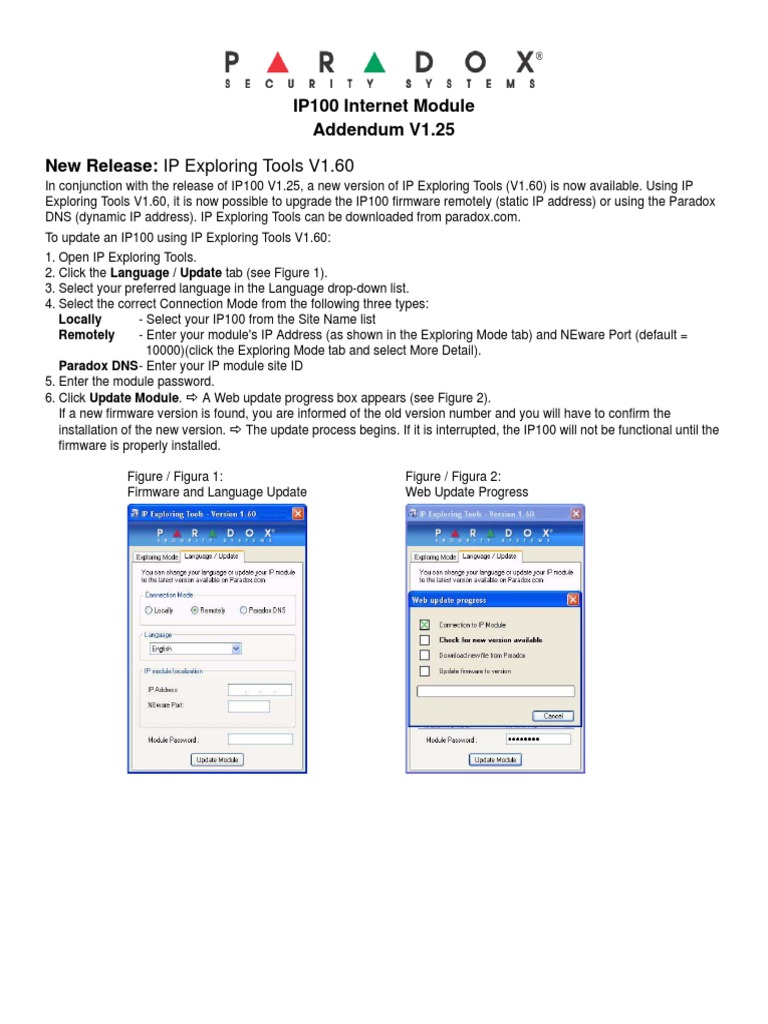 Actualización de IP Exploring Tools V1.60 | PDF | Protocolos de capa de ...