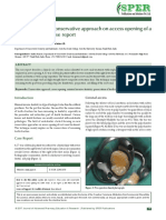 Truss Access New Conservative Approach On Access Opening of A Lower Molar A Case Report