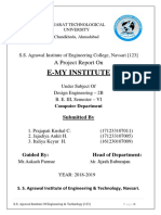 E-My Institute: A Project Report On