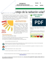 Informativo Uso Factor Proteccion Solar