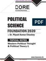 Western Political Thought & Political Theory-1 PDF