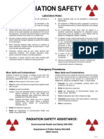 Radiation Safety Lab Rules