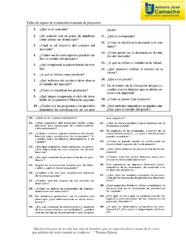 Taller de Repaso para Primer Parcial | PDF | Elasticidad (economía ...