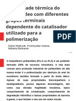 Estabilidade Térmica Do Polilactídeo