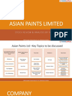 Asian Paints - Reference PPT by Yadnya