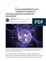 Podría Una Incompletitud en La Mecánica Cuántica Conducir A Nuestra Próxima Revolución Científica